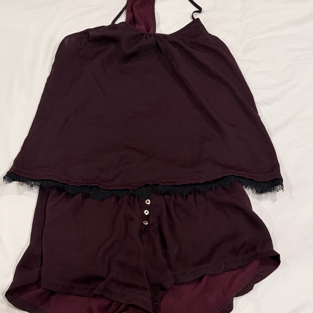 Tahari Eggplant Sleepwear Set